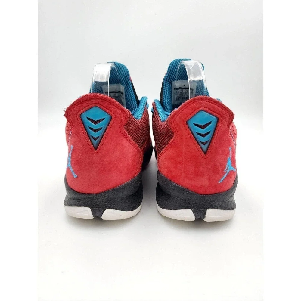 Nike Air Jordan CP3 VII Gym Red Powder Blue Sz 8.5 Men's Shoes 616805-607